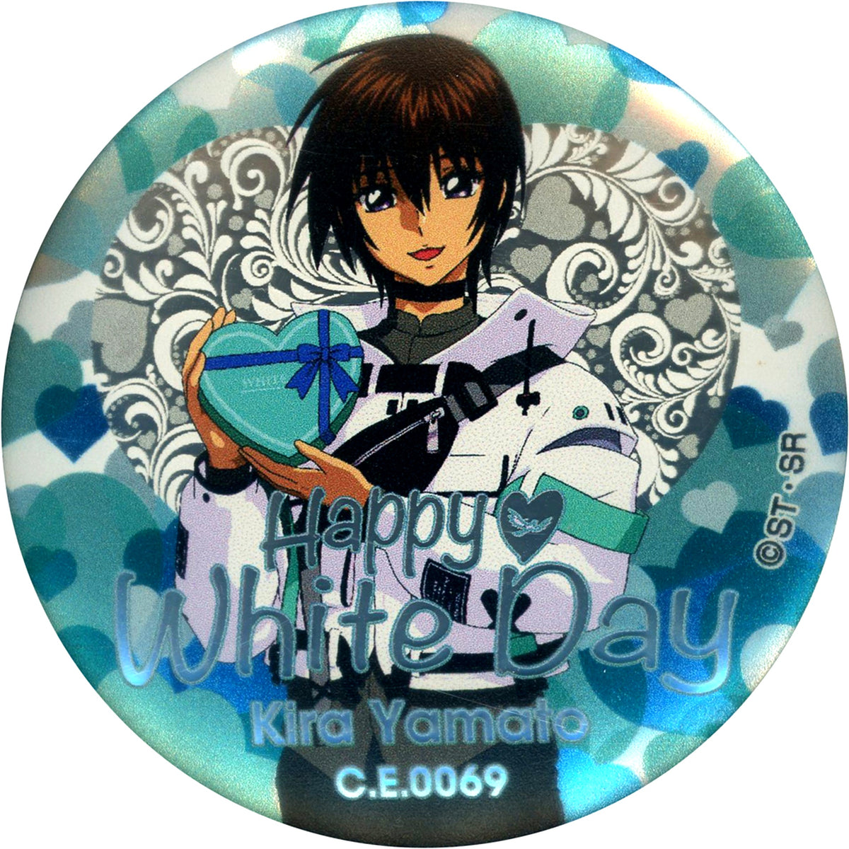 Kira Yamato Mobile Suit Gundam SEED Valentine and White Day Fair C.E.0069 Ver. Magnet Badge St.WD C.E.0069 [USED]