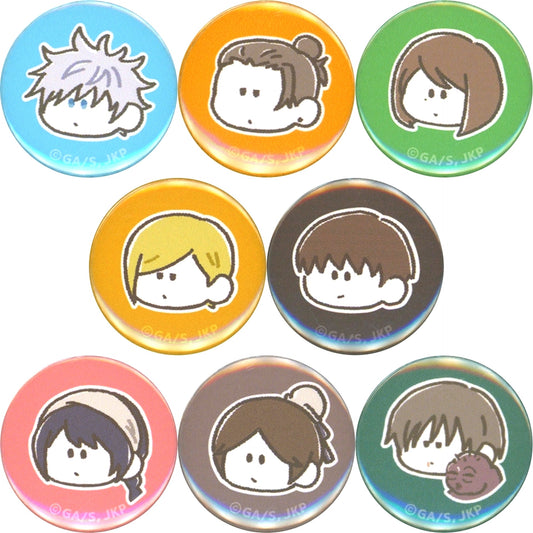 Set of 8 Jujutsu Kaisen Season 2 Kaigyoku Gyokusetsu Mamekan Trading Mini Button Marumarimasu Kaigyoku Gyokusetsu [USED]