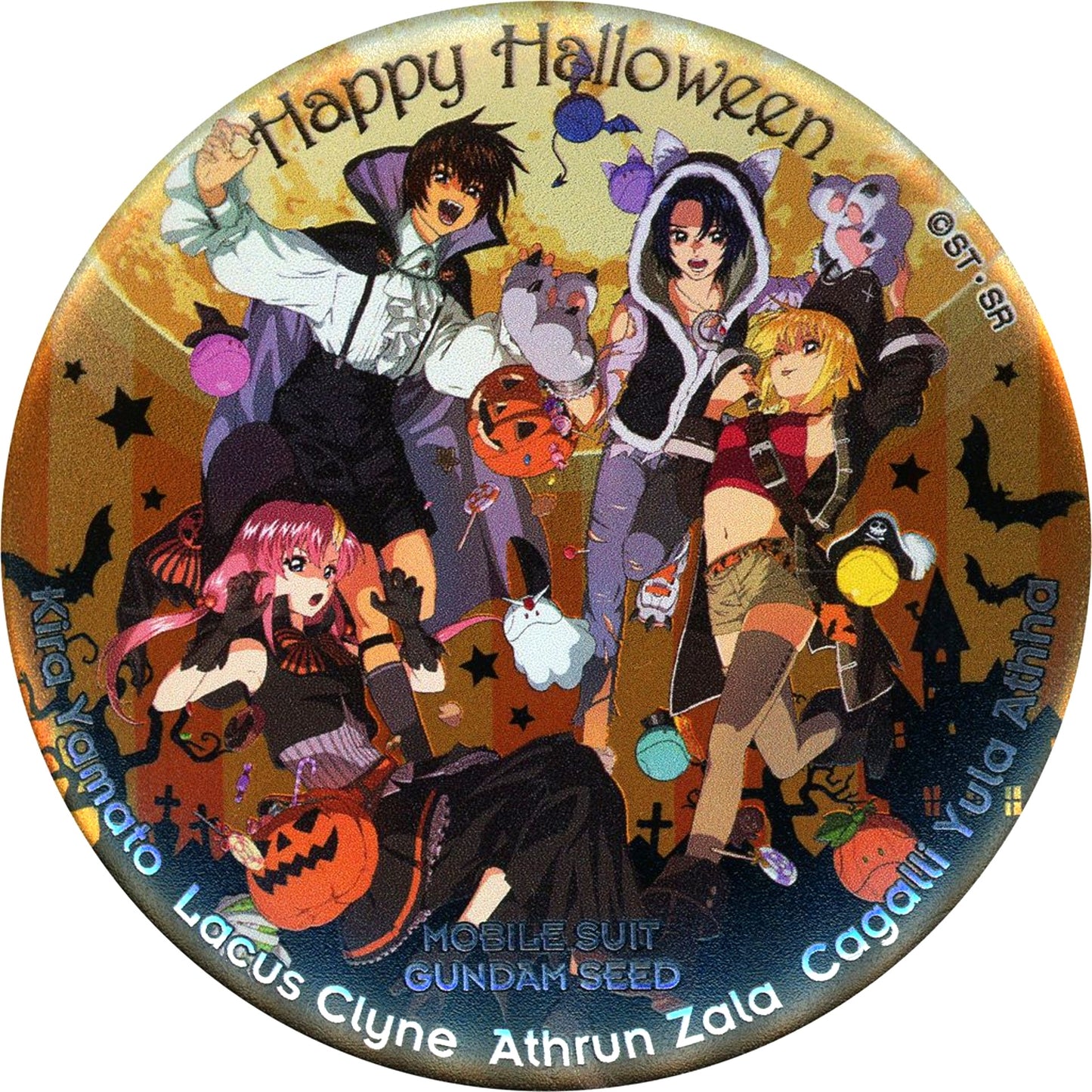 Group - Halloween Magnet Badge Mobile Suit Gundam SEED Gundam Cafe Ltd [USED]