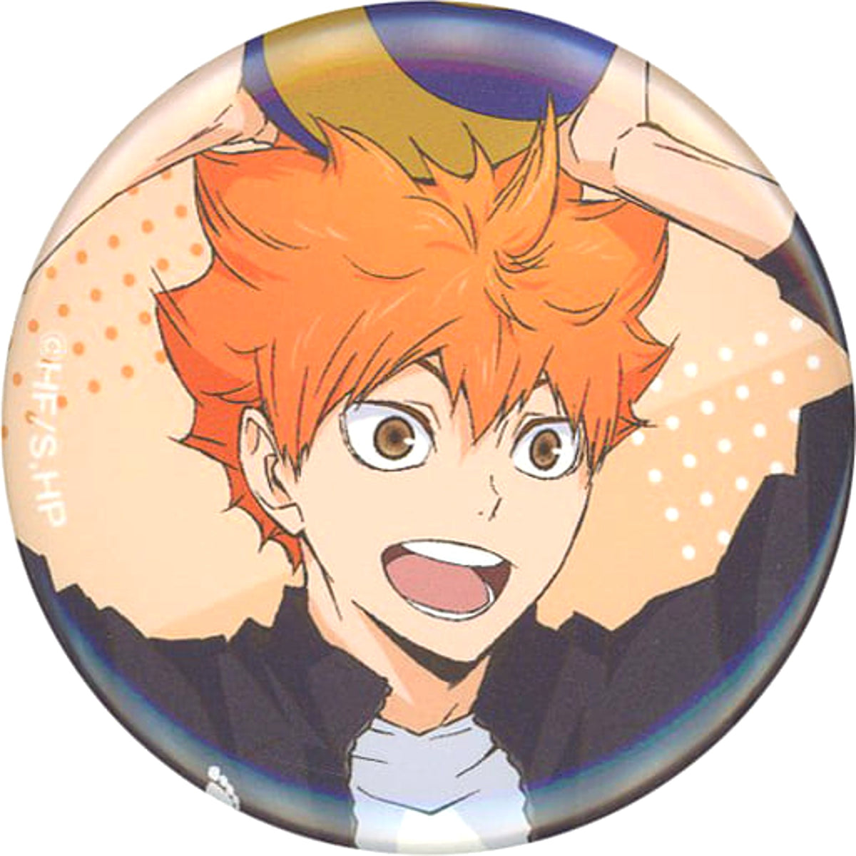 Haikyu!! Shoyo Hinata Newly Drawn Trading Badge JF2024 Ver. Jump Festa 2024 Limited Buttons [USED]