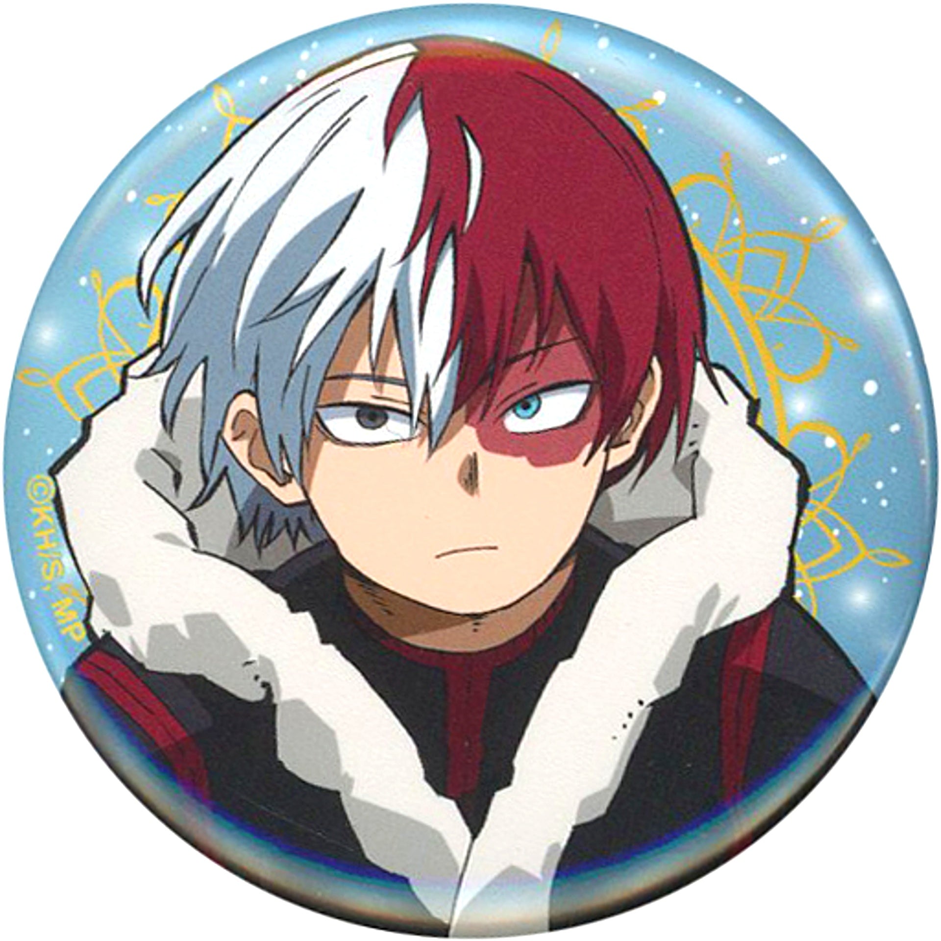 Shoto Todoroki My Hero Academia Drawn Trading Button JF2024 Ver. Jump Festa 2024 Goods [USED]