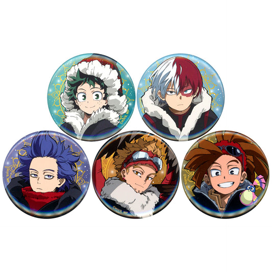 Set of 5 My Hero Academia Drawn Trading Button JF2024 Ver. Jump Festa 2024 [USED]