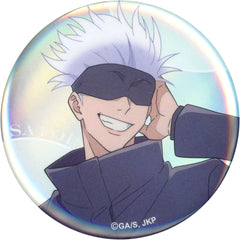 Jujutsu Kaisen Satoru Gojo Aurora Newly Drawn Trading Badge Shibuya Incident JF2024 Ver. Jump Festa 2024 Limited Buttons [USED]