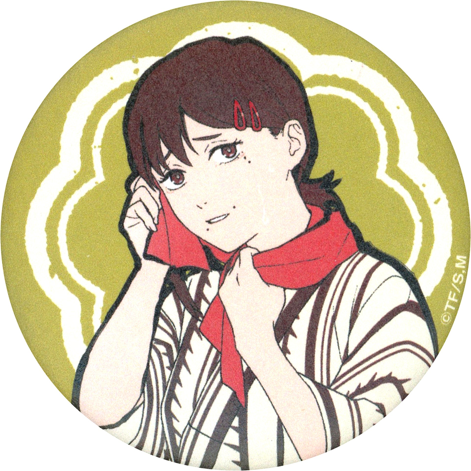 Kobeni Higashiyama Chainsaw Man Trading Washi Style Button Gokurakuyu RAKU SPA [USED]