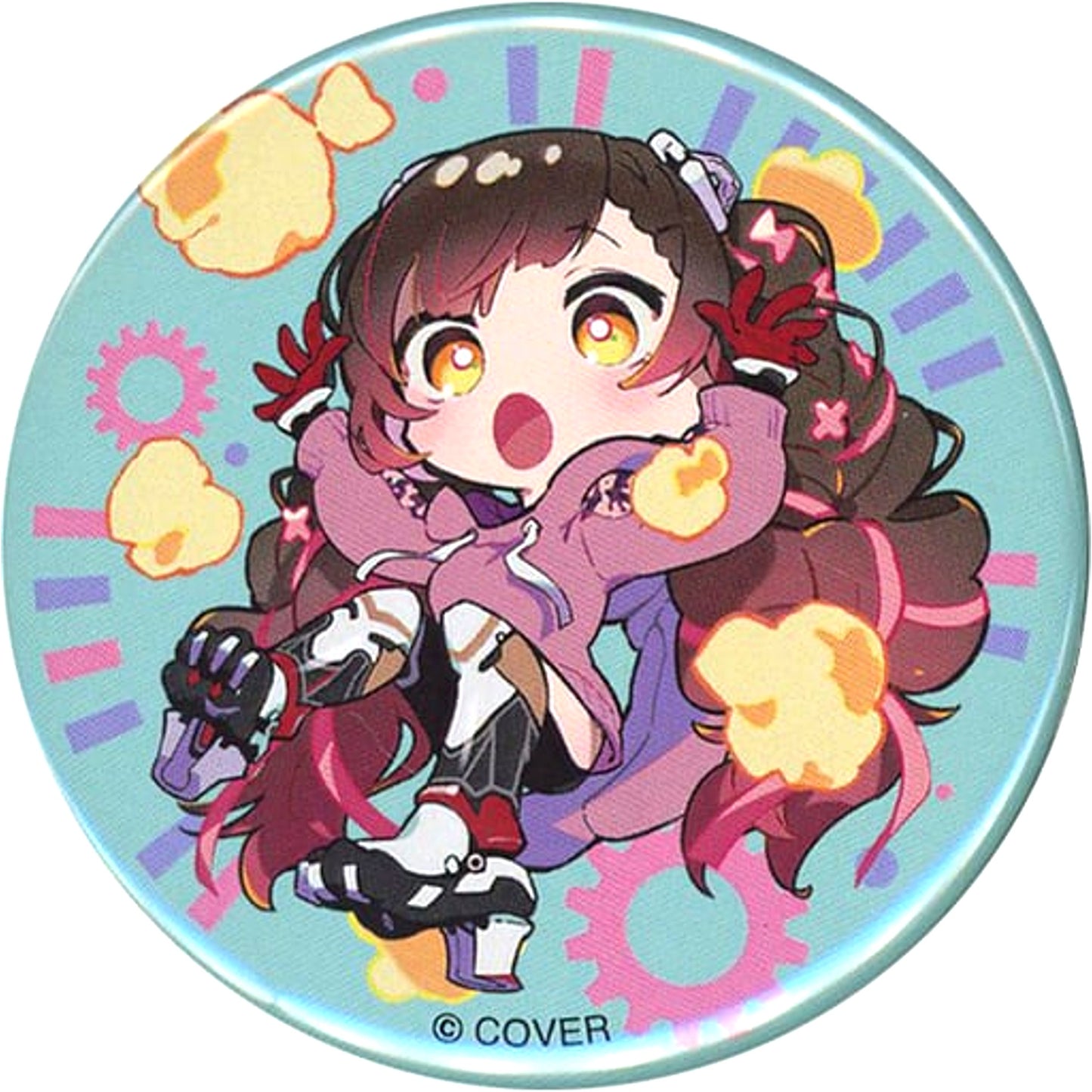 Robocosan Green Background hololive Birthday 2023 Random Button [USED]