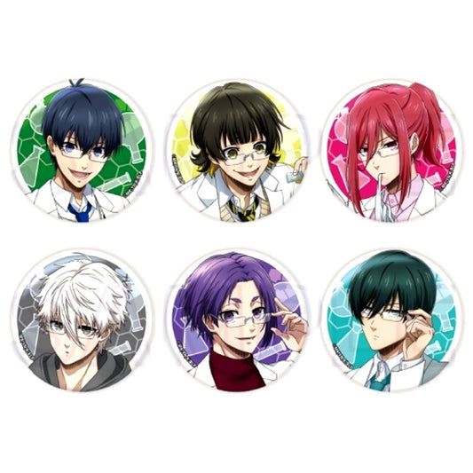 Set of 6 Blue Lock Trading Button Sports Research Student Ver. [USED]