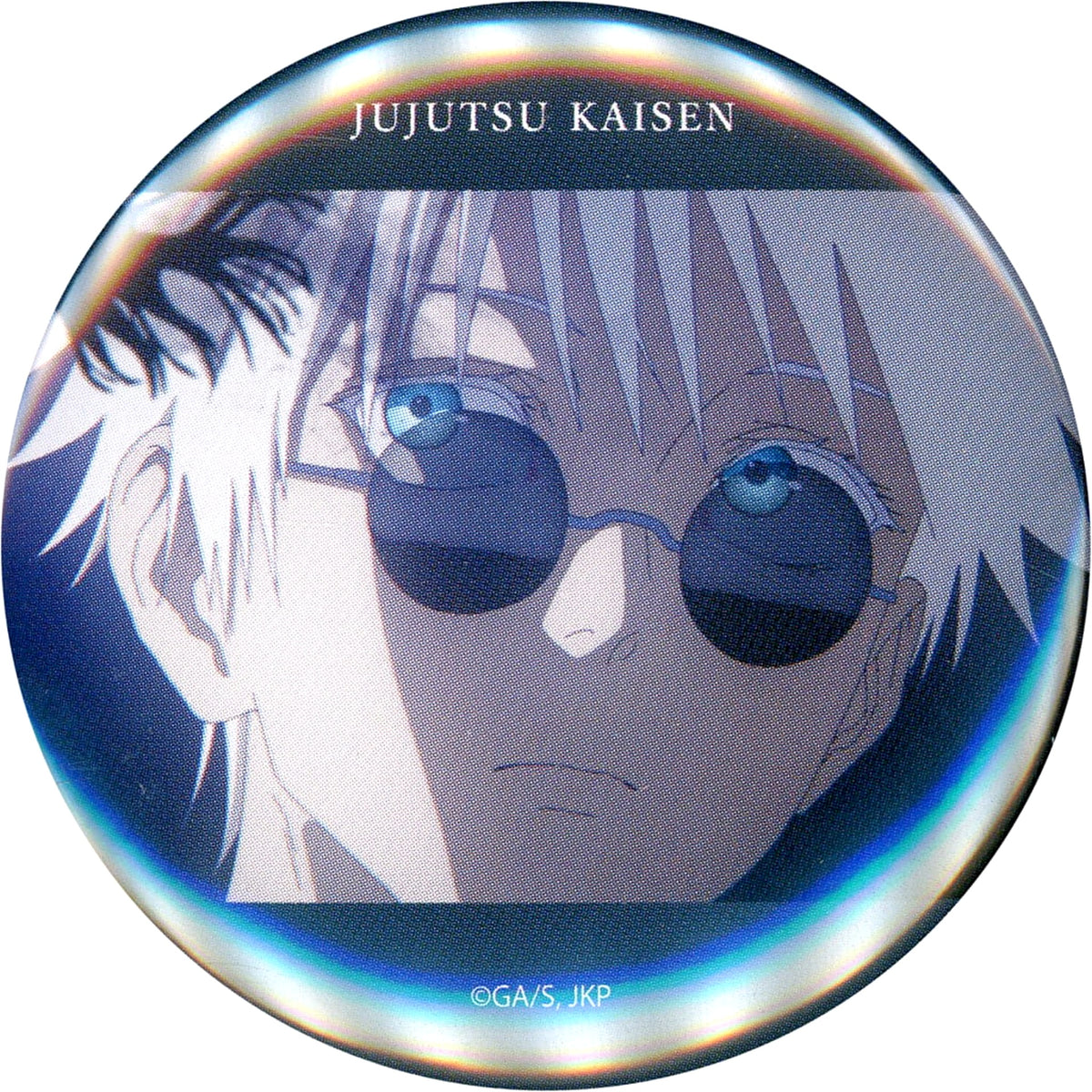 Jujutsu Kaisen Kaigyoku Gyokusetsu Satoru Gojo Can Badge Mappa Tsutaya Limited Buttons [USED]