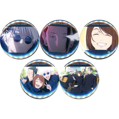 Jujutsu Kaisen Kaigyoku Gyokusetsu Suguru Getou & Others Can Badge Mappa Tsutaya Limited All 5 Types Set Buttons [USED]