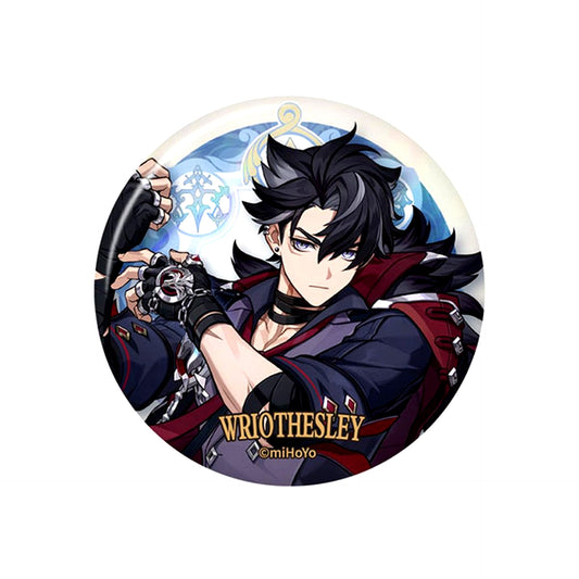 Wriothesley Genshin Impact Court of Fontaine Series Character Button [USED]