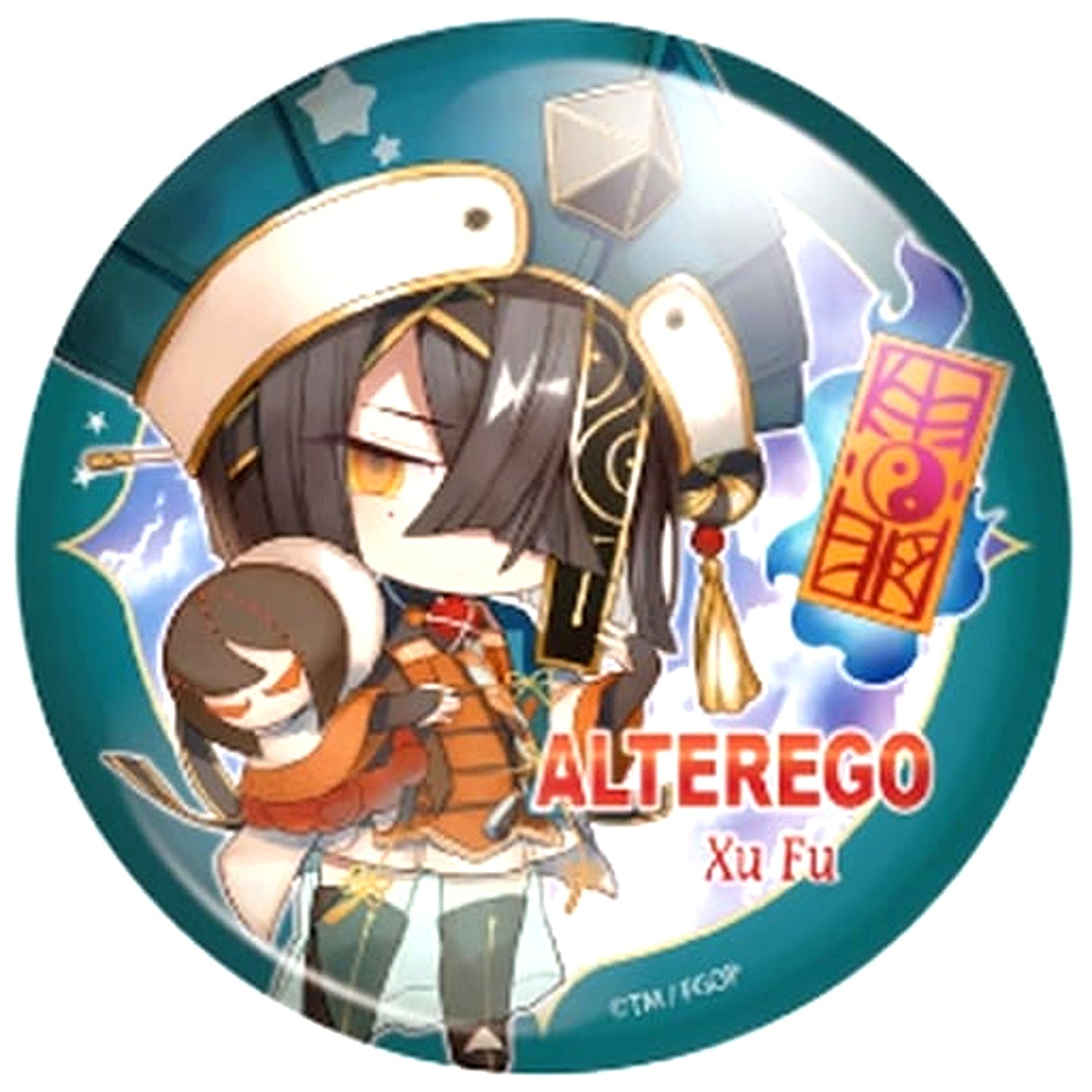Fate/Grand Order Xu Fu Alter Ego Charatoria Can Badge Vol.11 [USED]