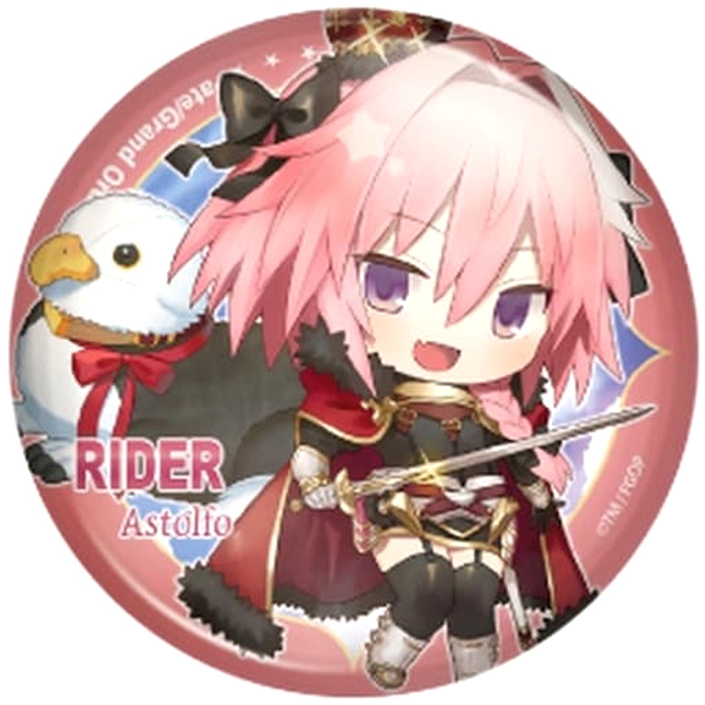 Fate/Grand Order Rider/Astolfo Charatoria Can Buttons [USED]