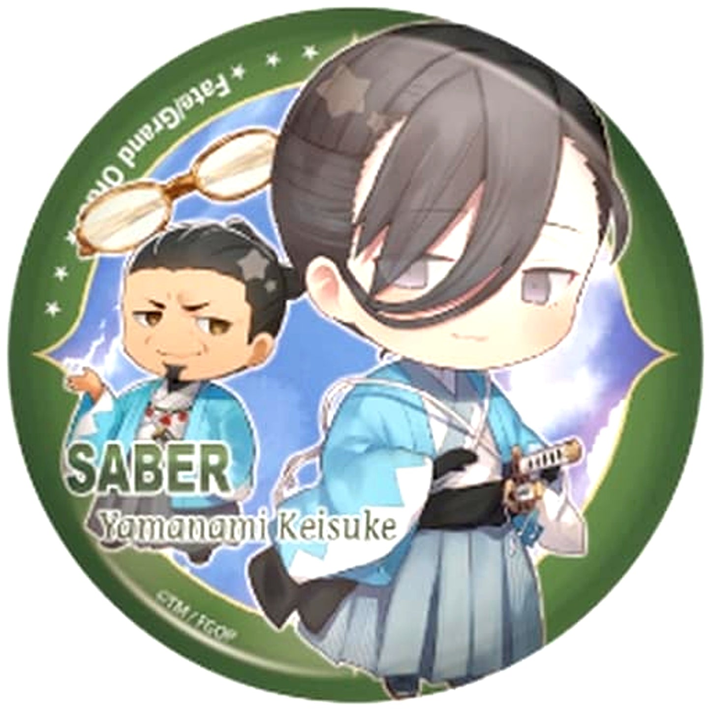 Fate/Grand Order Keisuke Yamanami Saber Charatoria Can Badge Vol.11 [USED]