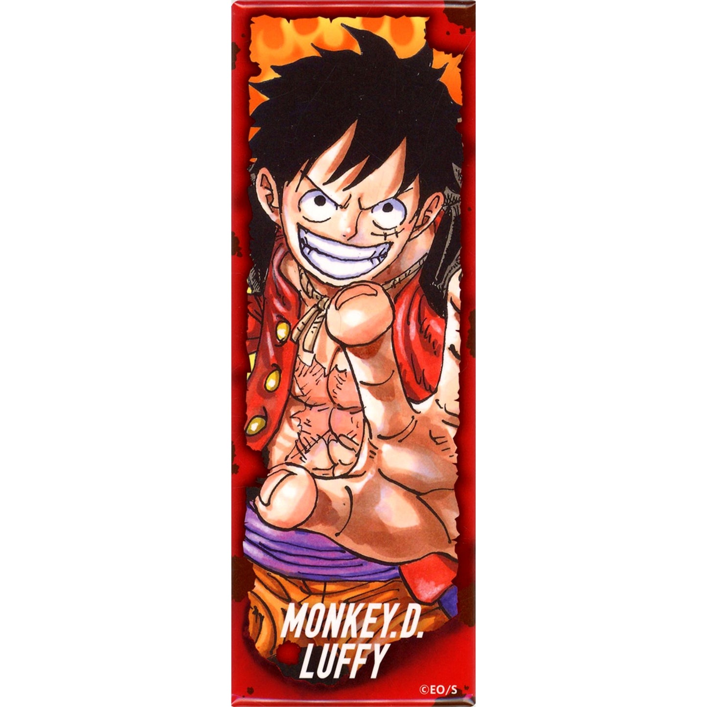 Monkey D. Luffy Upper Body One Piece Picture Card Button Collection [USED]
