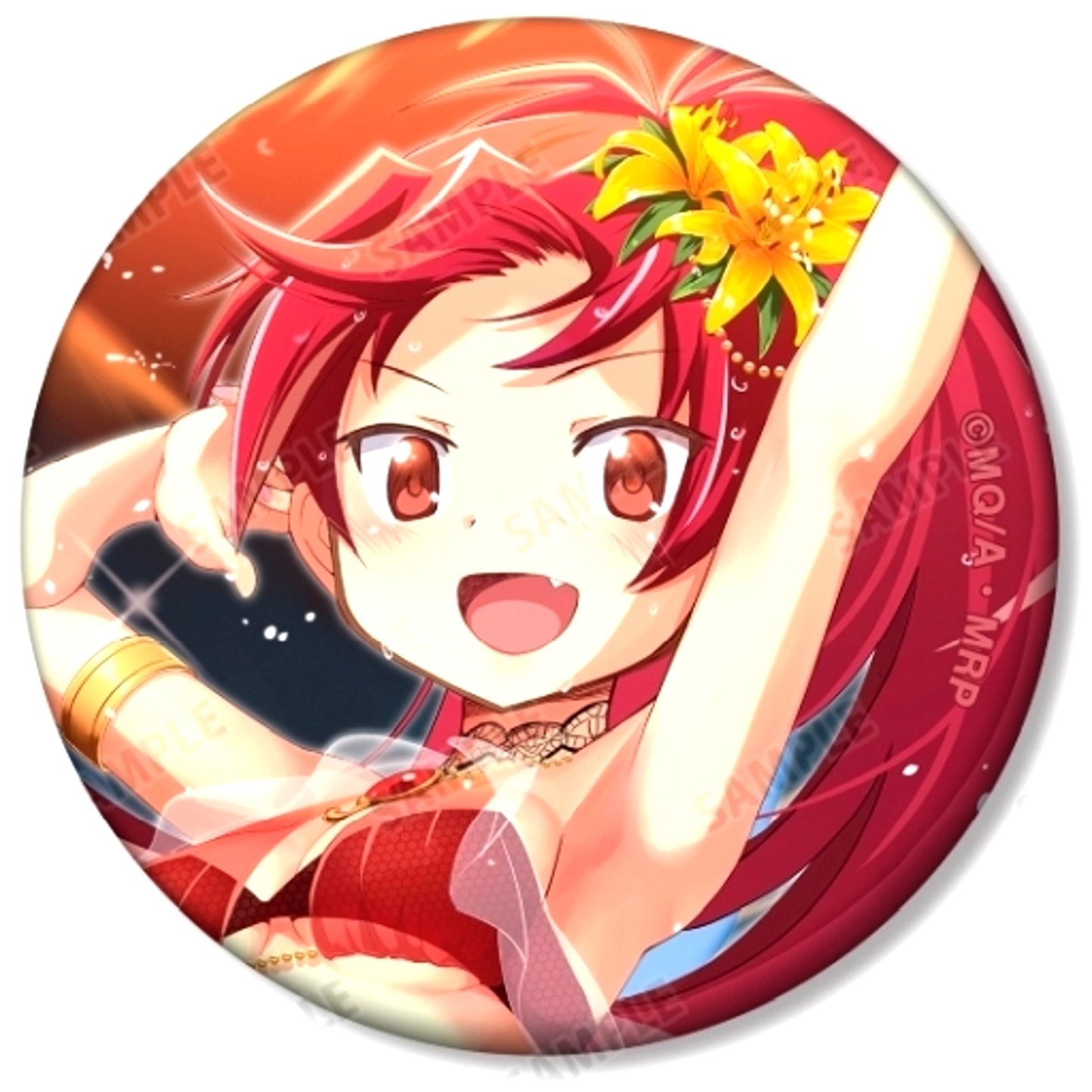 Kyoko Sakura Magia Record Puella Magi Madoka Magica Side Story Trading Matte Button [USED]