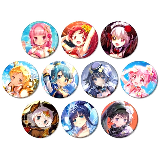 Set of 10 Magia Record Puella Magi Madoka Magica Side Story Trading Matte Button [USED]