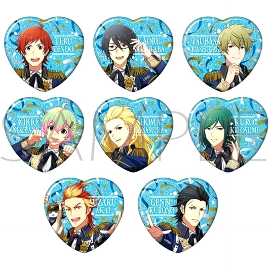 Set of 8 The Idolmaster SideM M Fes 2024 Part 1 Character Badge Collection BOX 1 [USED]