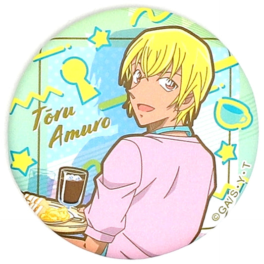 Toru Amuro Detective Conan Character Button Collection 80s Art [USED]