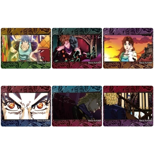 Jonathan Joestar & Others JoJo's Bizarre Adventure The Animation All 6 Types Set Scene Acrylic Badge Collection OP Ver. Vol.1 [USED]
