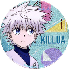Hunter x Hunter Killua Zoldyck Closed Mouth Glitter Can Badge Vol.3 Jump Shop Limited Buttons [USED]