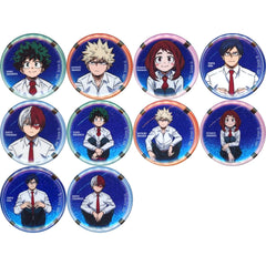My Hero Academia Izuku Midoriya & Others Kirakira Can Badge Collection +56 Starry Sky Ver. All 10 Types Set Buttons [USED]