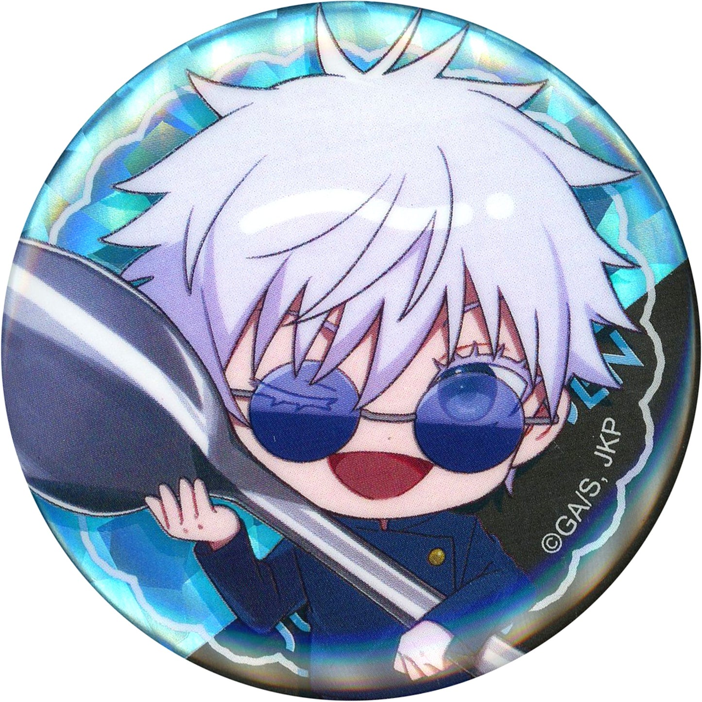 Satoru Gojo Jujutsu Kaisen Kaigyoku Gyokusetsu Kirakira Button Collection +56 Cutlery Ver. [USED]