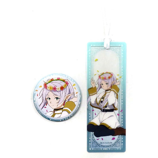 Frieren Flower Frieren: Beyond Journey's End Webkuji H Prize Button and Bookmark Set [USED]