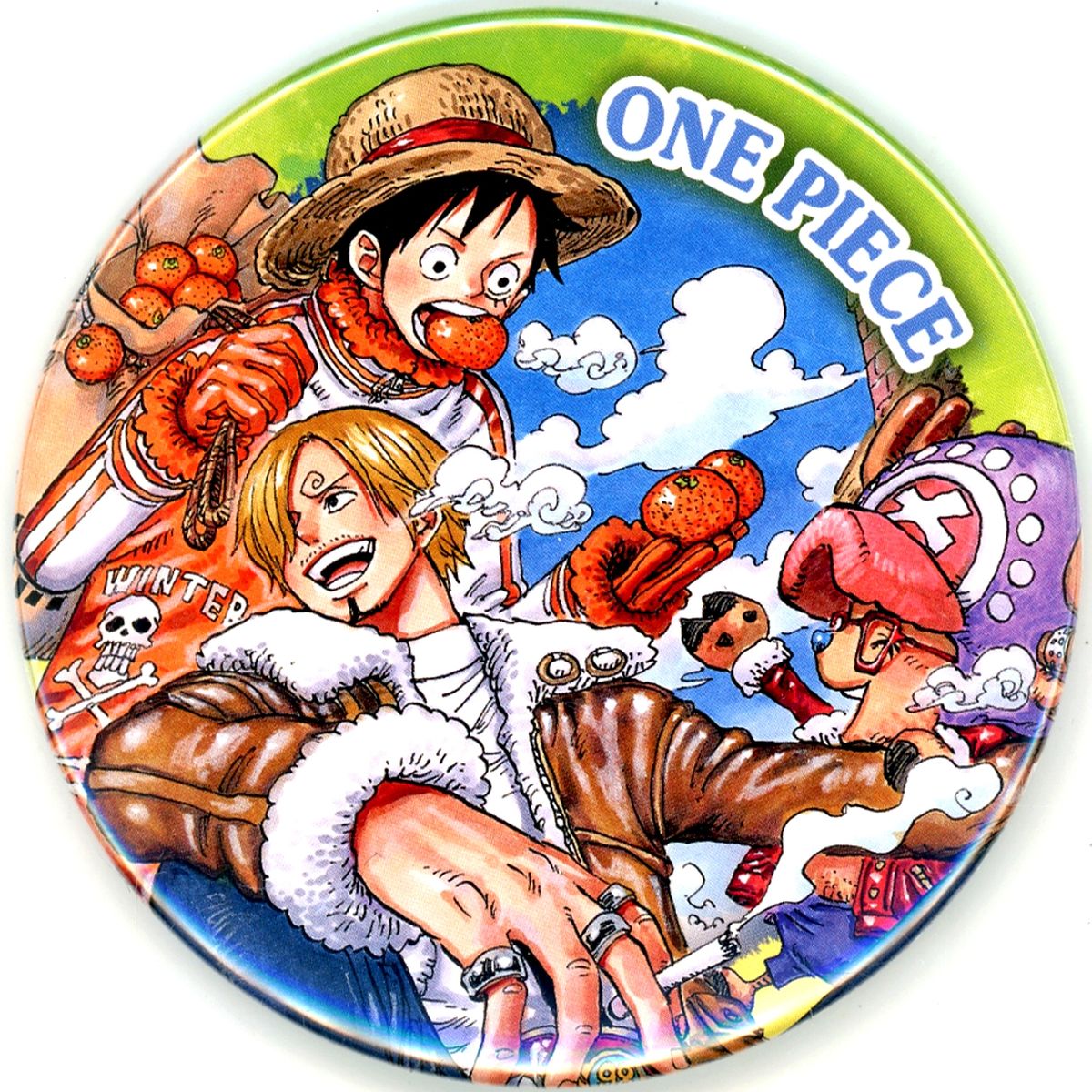 Monkey D. Luffy, Sanji, Tony Tony Chopper One Piece Collection Button WINTER Vol. 1 [USED]