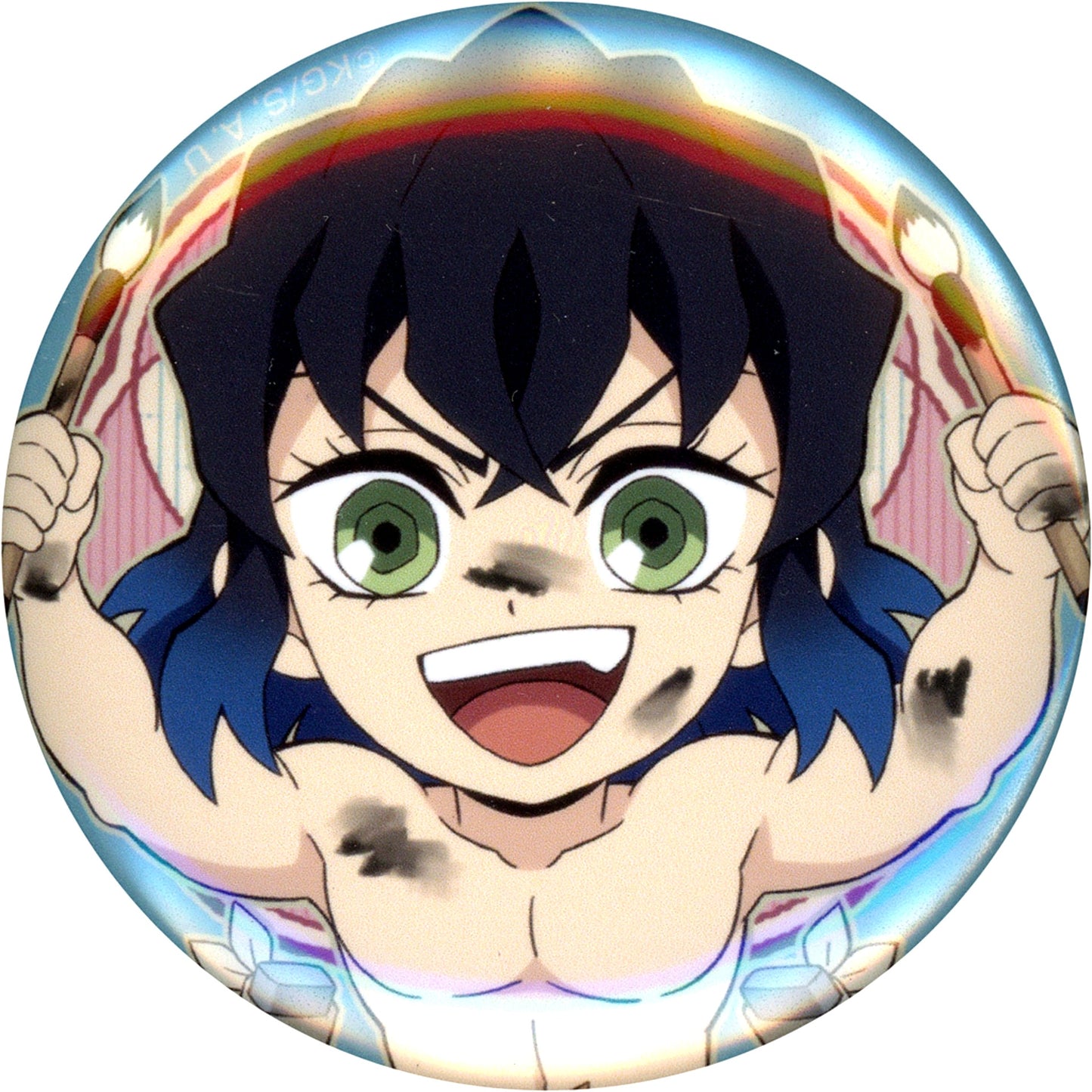 Inosuke Hashibira Demon Slayer Random Button Jump Festa 2024 Goods [USED]