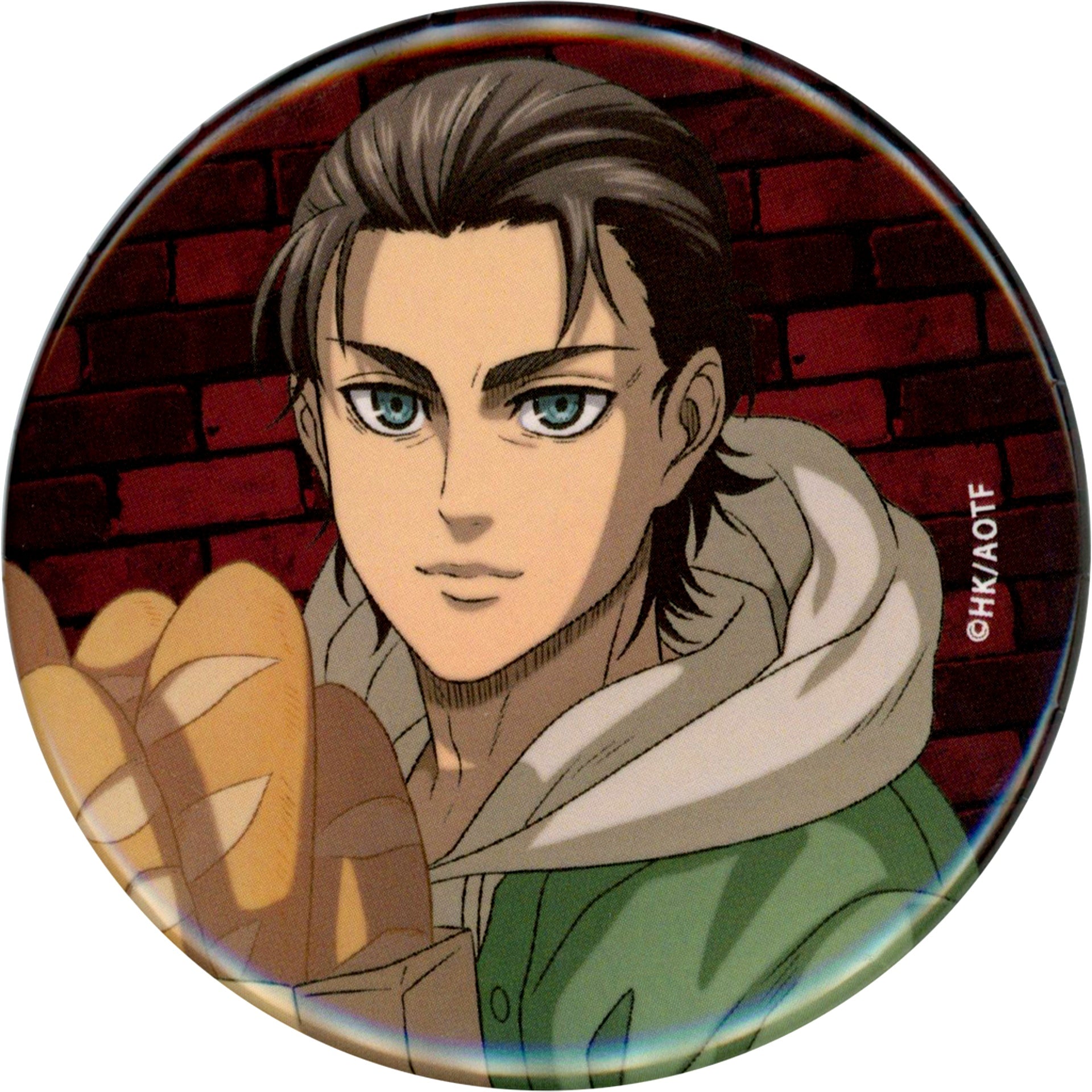 Eren Yeager - Full Body Attack on Titan The Final Season Collaboration Cafe in SMILE BASE CAFE Random Badge [USED]