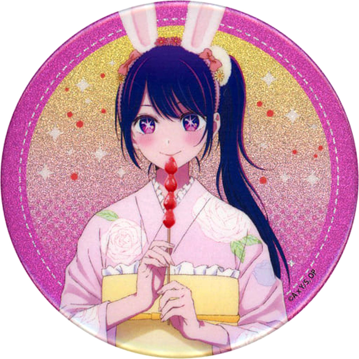 Oshi No Ko Ai Hoshino Best Dress Ver. Kirakira Can Badge Collection +75 Buttons [USED]