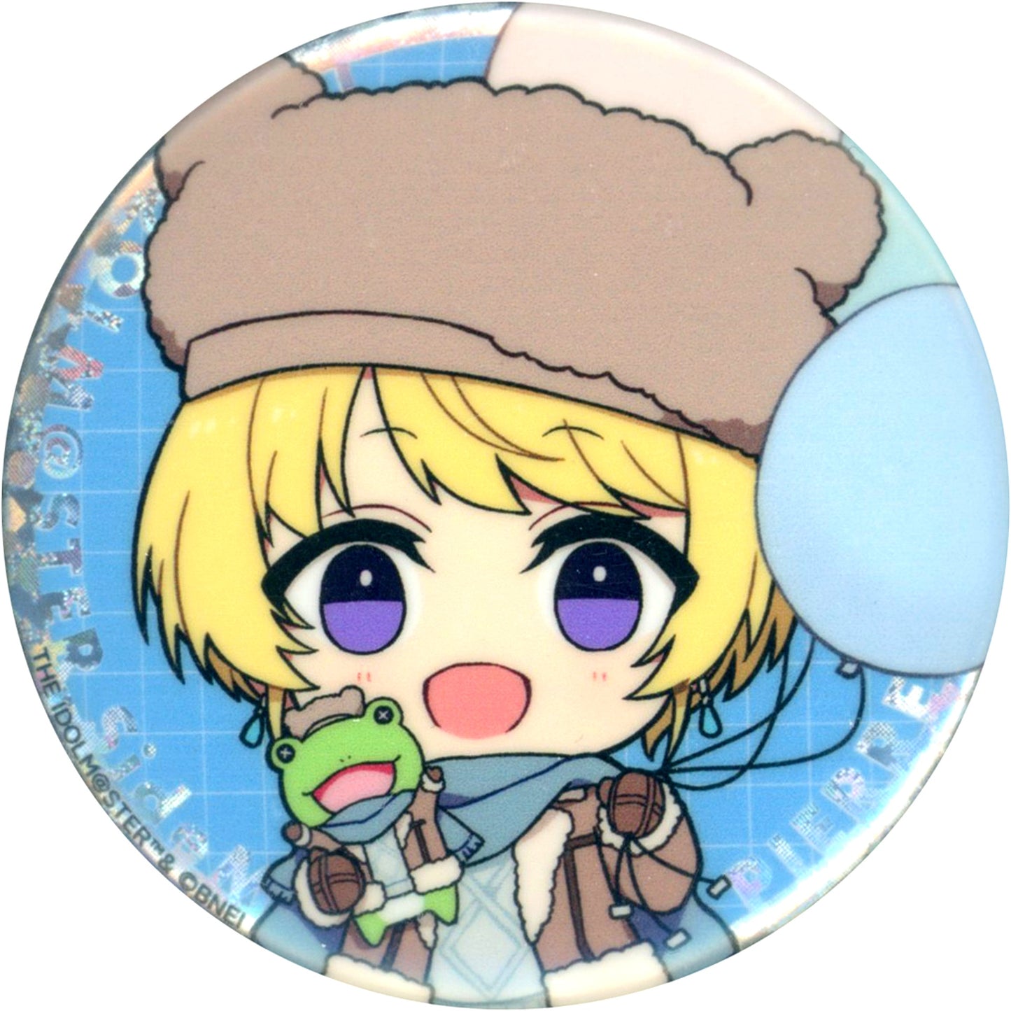 Pierre The Idolmaster SideM Pop-up Store Winter Bears Trading Hologram Deformed Badge A [USED]