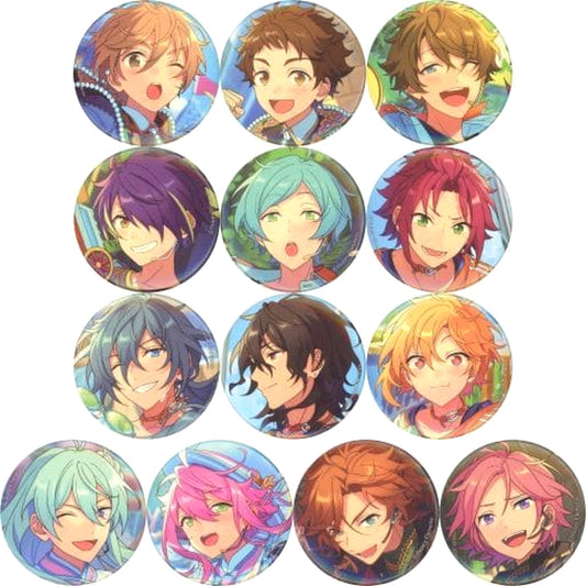 Midori Takamine & Others Ensemble Stars!! All 13 Types Set Evecolle Button 2023 Summer Idol Side [USED]