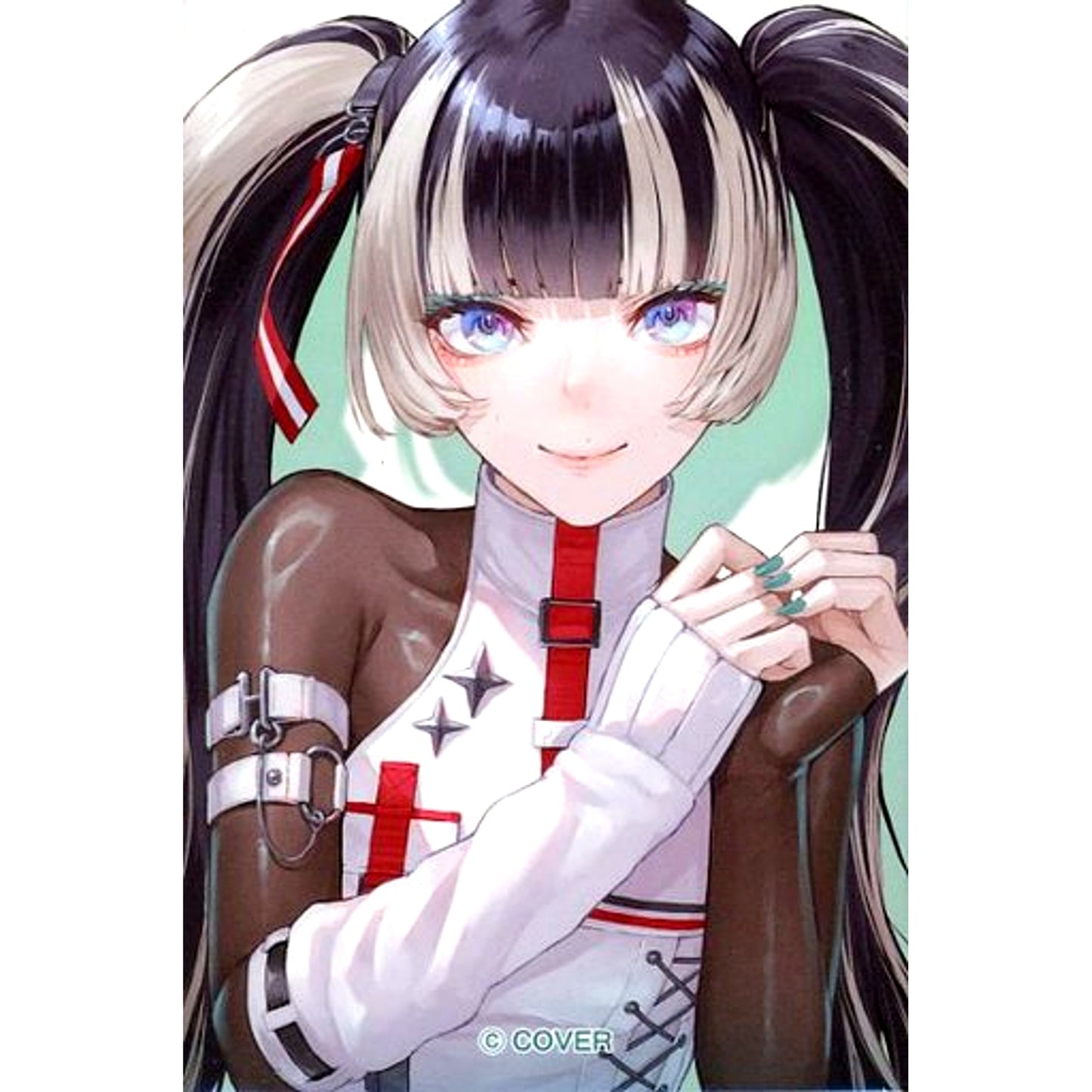 Juufuutei Raden ReGLOSS Square Button Support Illustration Ver. Virtual YouTuber Hololive Limited Official Shop in Tokyo Station [USED]