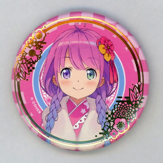 Himemori Luna hololive Limited Official Shop in Tokyo Station Random Foil Stamped Button New Year Outfit Ver. 3rd Gen + 4th Gen [USED]