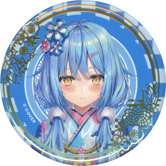Yukihana Lamy hololive Random Foil Stamped Button New Year Outfit Ver. 5th Gen Secret Society holoX Virtual Youtuber Limited Official Shop in Tokyo Station [USED]