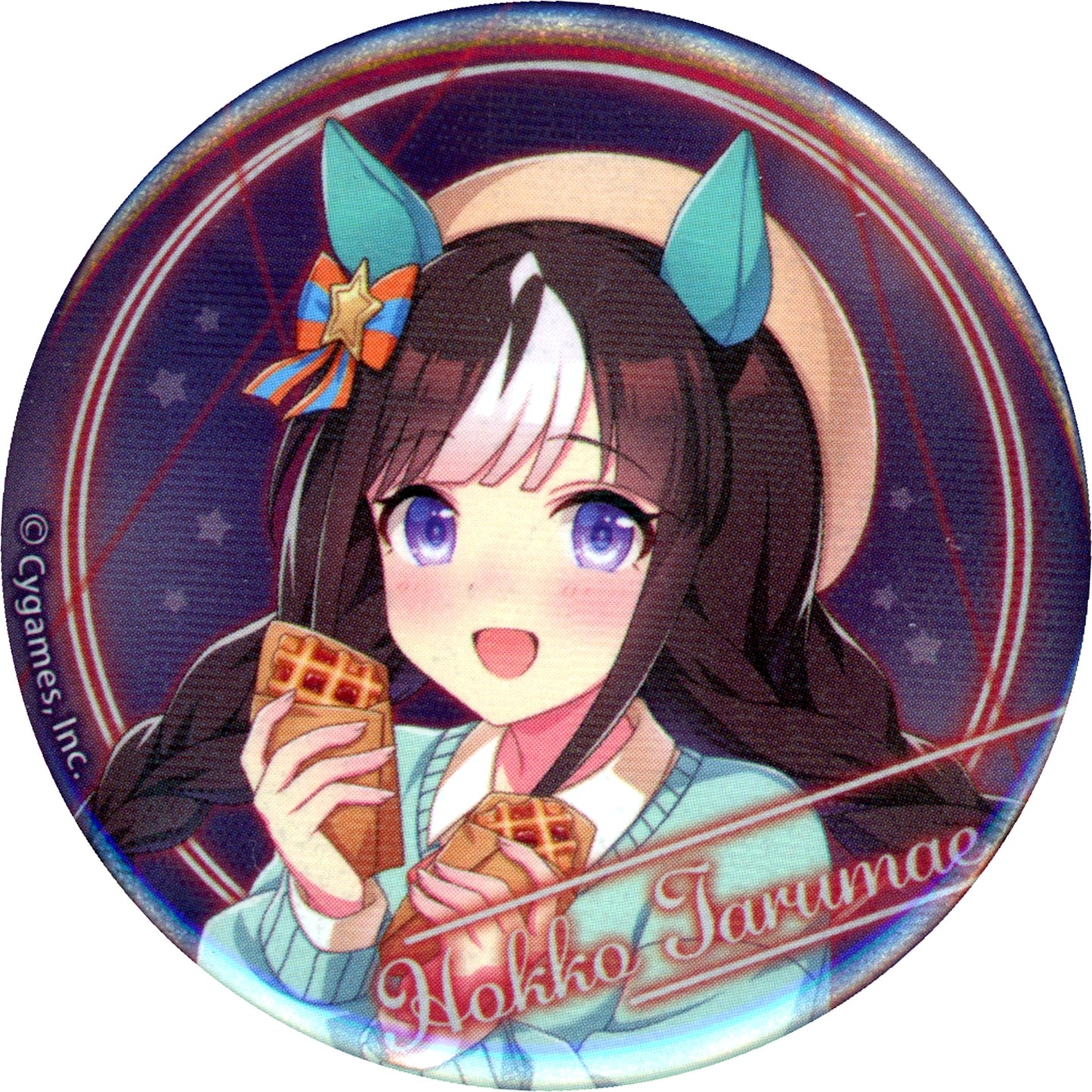Hokko Tarumae Uma Musume Pretty Derby x Tokyo Mega Illumi Character Button Collection Tokyo Mega Illumi 2023 Collabo Ver. [USED]