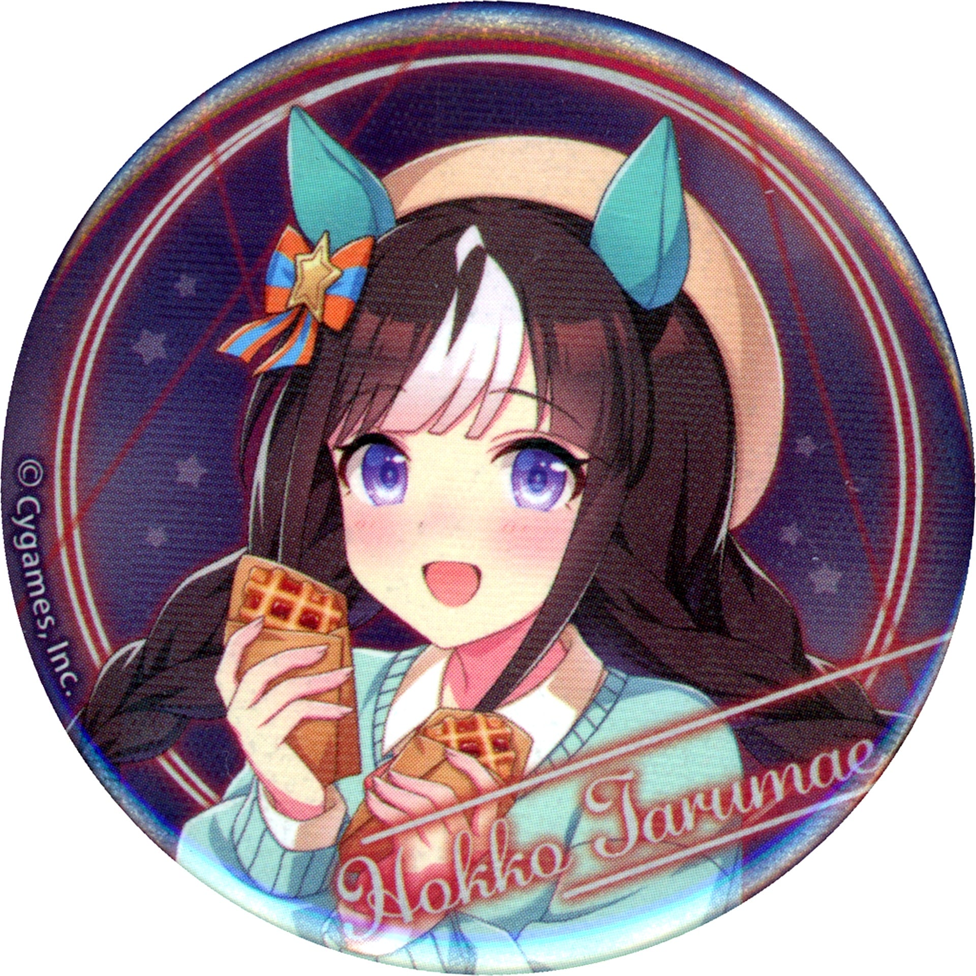 Hokko Tarumae Uma Musume Pretty Derby x Tokyo Mega Illumi Character Button Collection Tokyo Mega Illumi 2023 Collabo Ver. [USED]