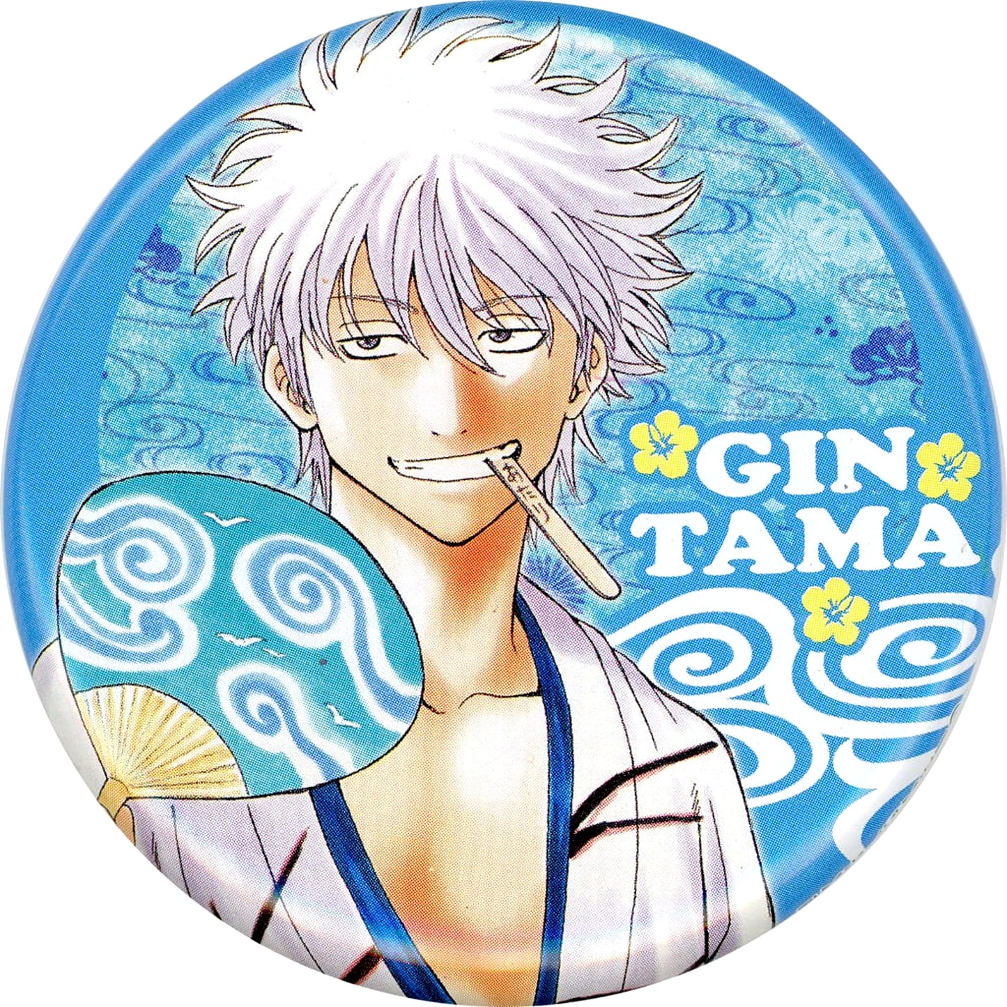 Gintoki Sakata Gintama Button Jump Station Okinawa Limited [USED]