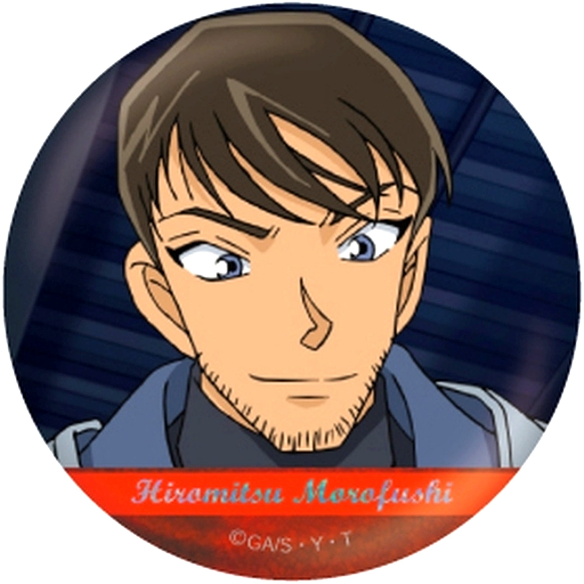 Hiromitsu Morofushi A Detective Conan Scene Shot Trading Hologram Button Police Academy Arc Collection Vol. 2 [USED]