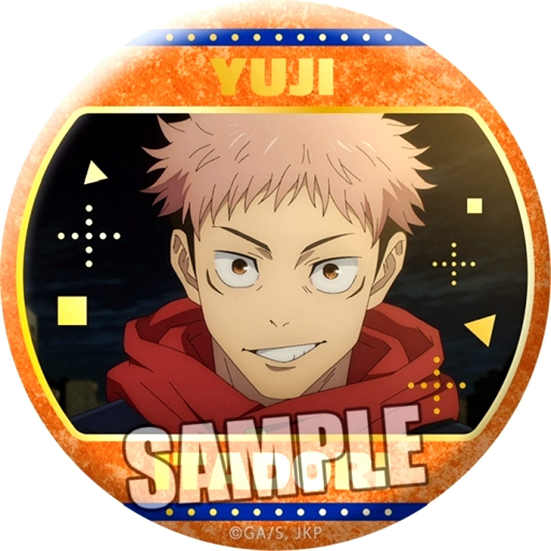 Yuji Itadori Special Ver. Jujutsu Kaisen Trading Matte Button Part 2 [USED]