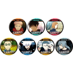 Normal Set of 7 Jujutsu Kaisen Trading Matte Button Part.2 [USED]