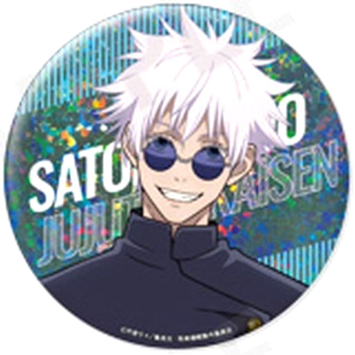 Jujutsu Kaisen Season 2 Satoru Gojo Big Kirakira Can Badge Collection Buttons [USED]