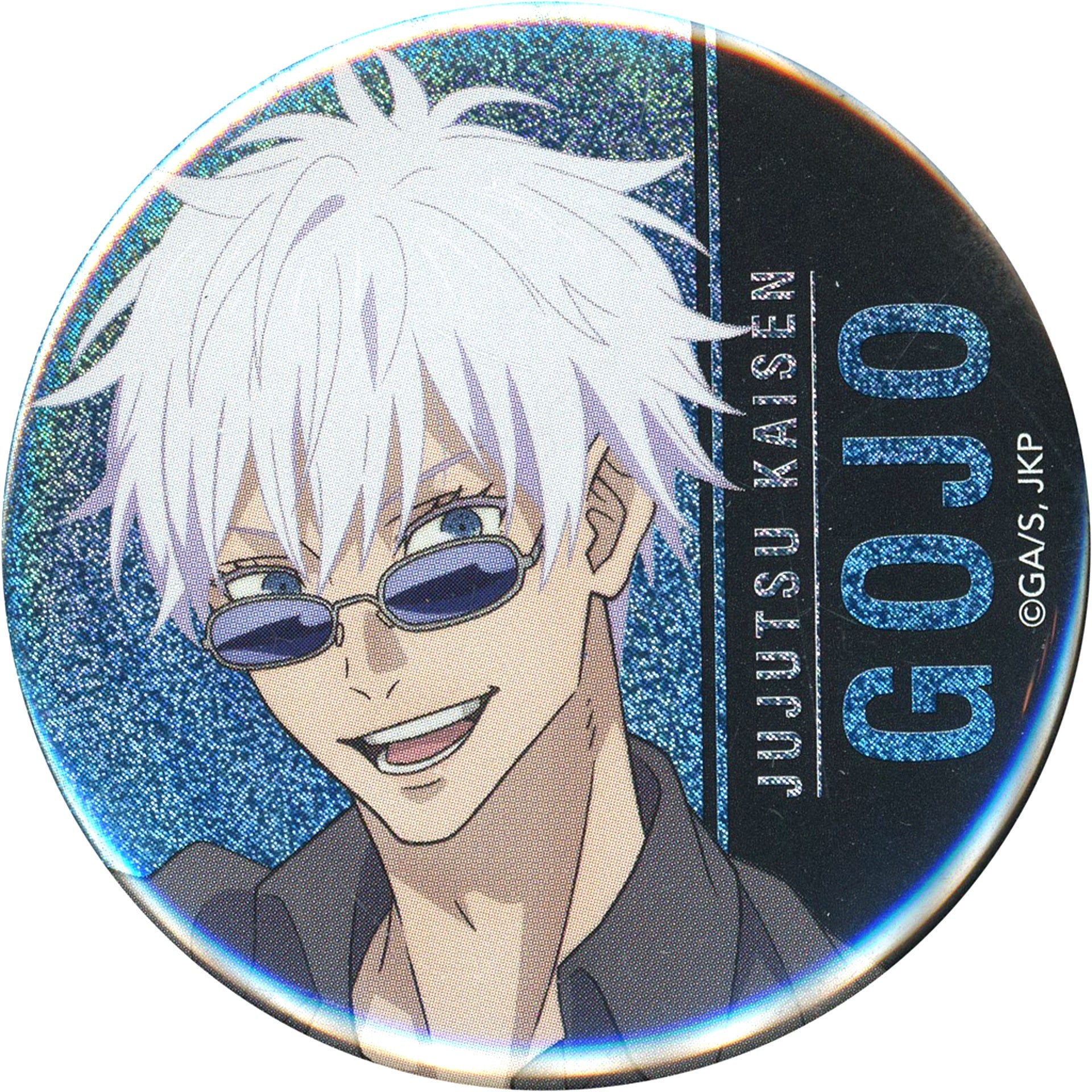 Jujutsu Kaisen Satoru Gojo Holo Ver. Trading Can Badge Pop Up Store in Keio Department Store Toho Animation Store Branch Office Limited Buttons [USED]