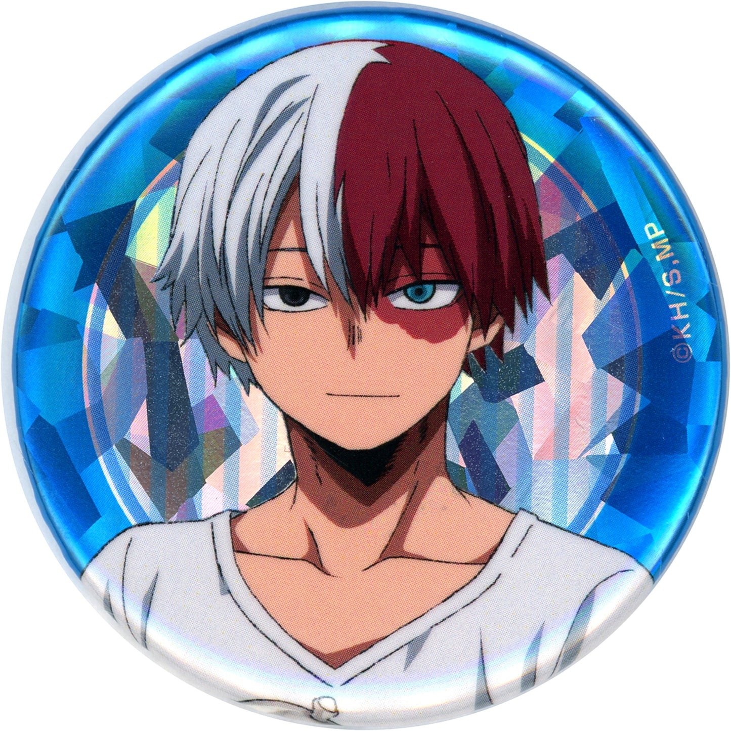 Shoto Todoroki Close-up My Hero Academia x TOWER RECORDS CAFE 2023 Drawn Button Collection [USED]