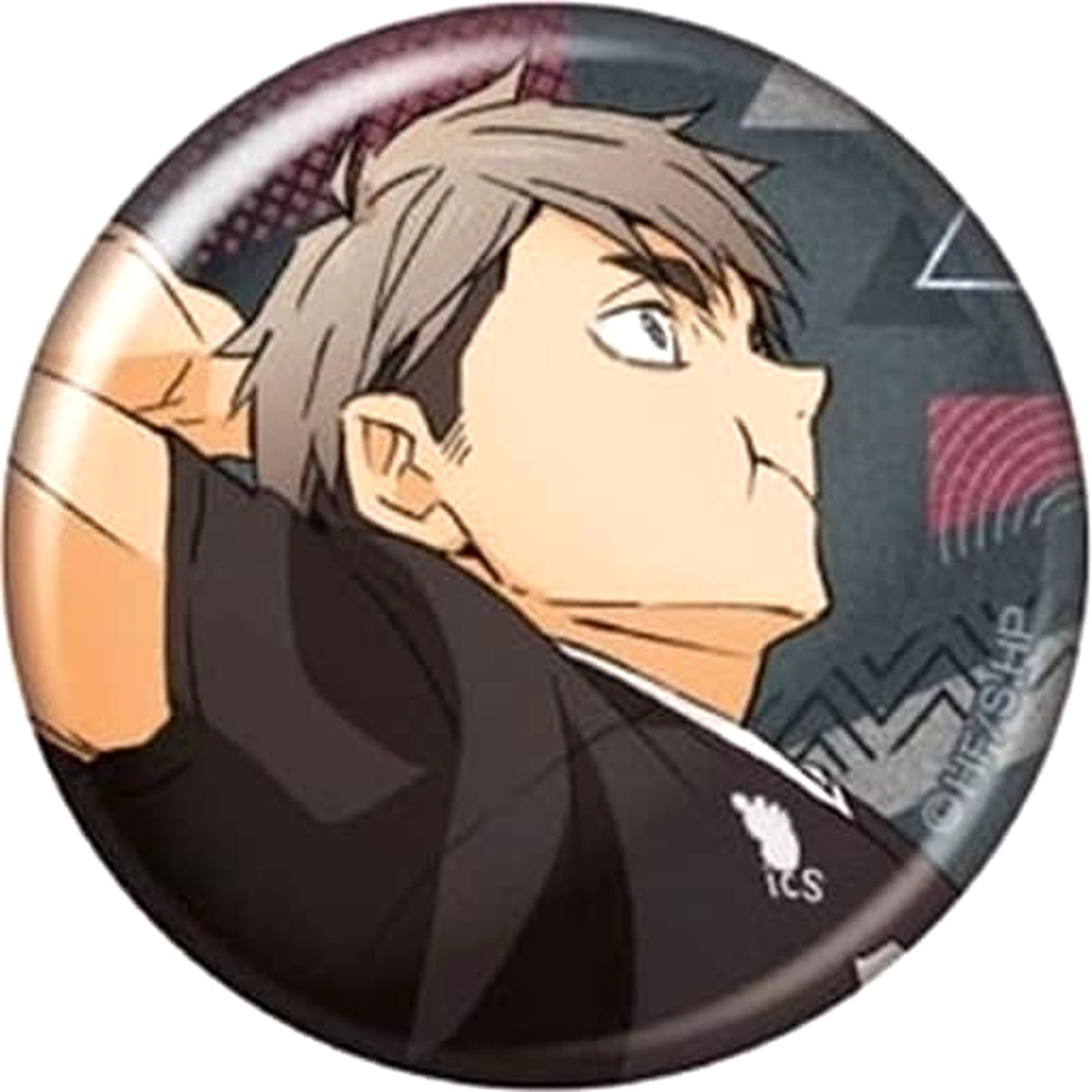 Haikyu!! Osamu Miya Glitter Can Badge Collection Buttons [USED]