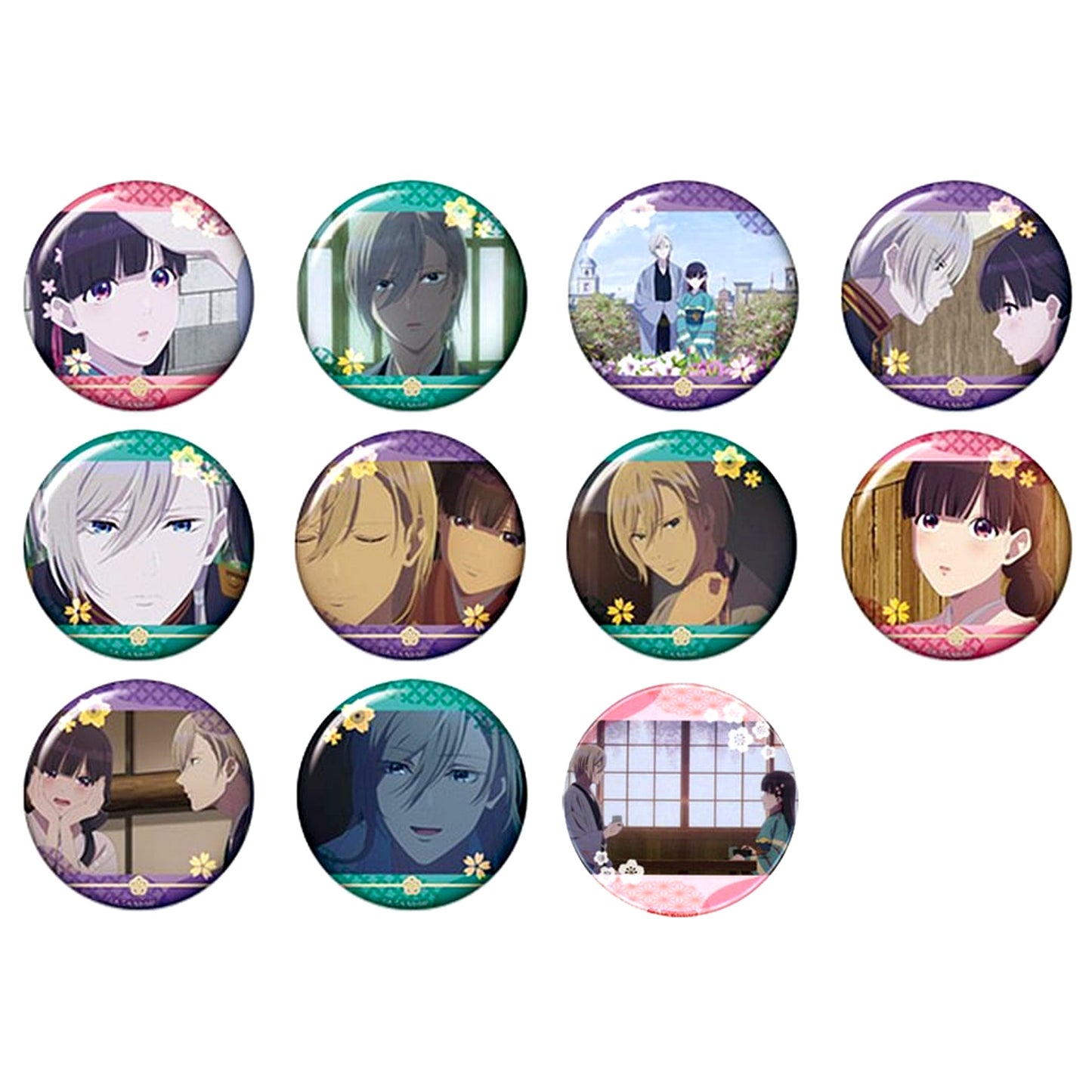 Set of 11 My Happy Marriage Button Collection [USED]