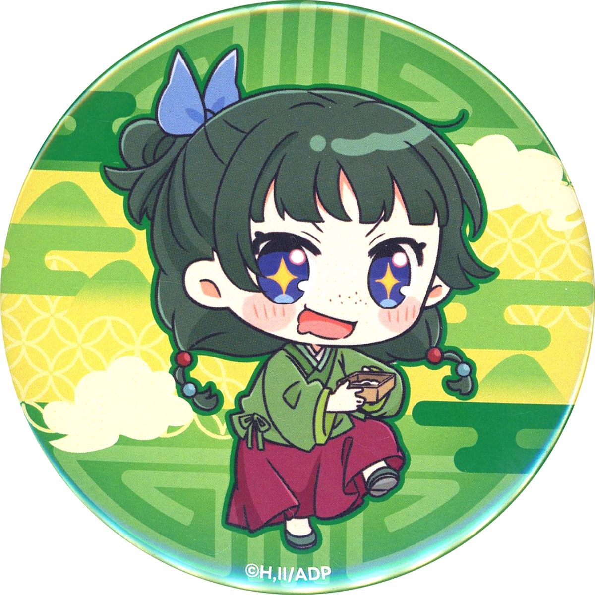 Maomao Chibi Character Regular Outfit Ver. The Apothecary Diaries Button Kujibikido Online Kuji D-5 Prize [USED]