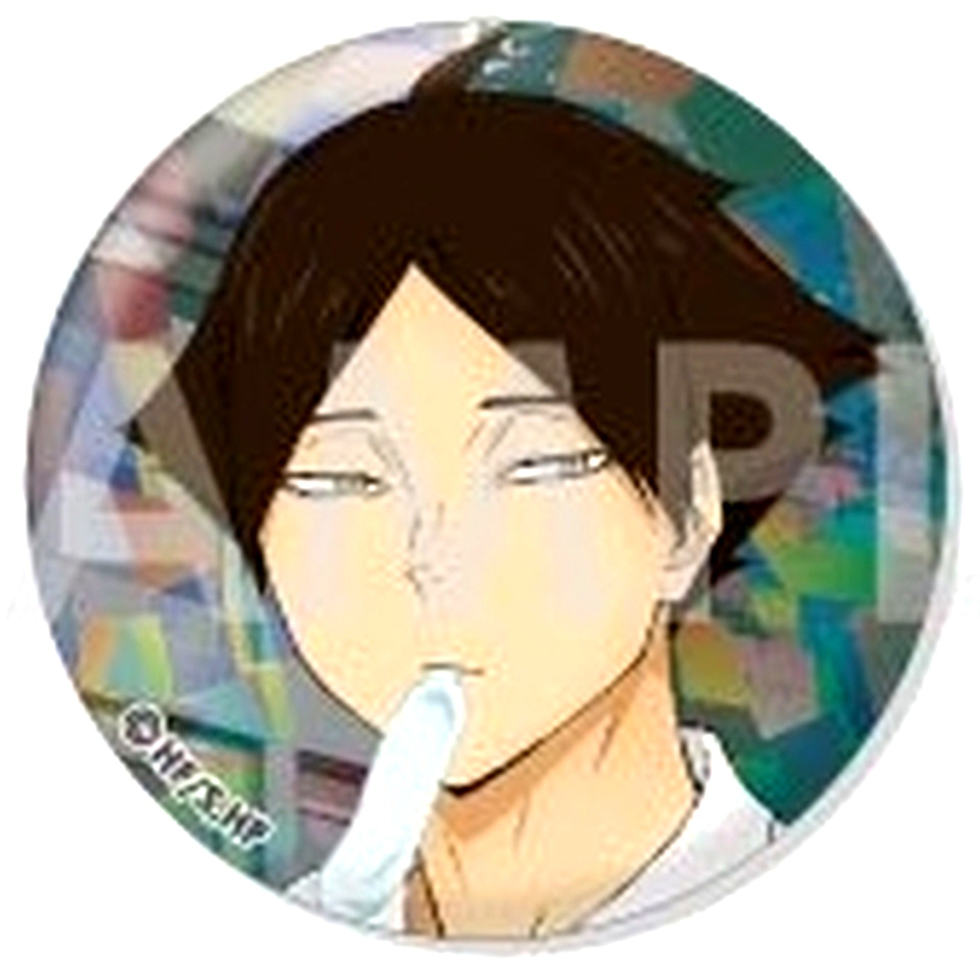 Rintaro Suna 12. Haikyu!! Trading Hologram Button Itadakimasu! [USED]