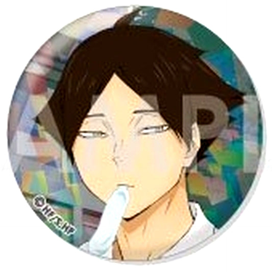 Rintaro Suna 12. Haikyu!! Trading Hologram Button Itadakimasu! [USED]