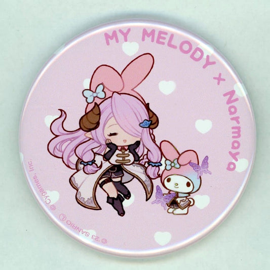 Granblue Fantasy x Sanrio Characters Narumea My Melody Trading Can Badge Granblue Festival 2023 Exclusive Buttons [USED]